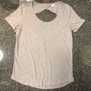 VS PINK Everyday Solid Open Back Tee T-shirt Top